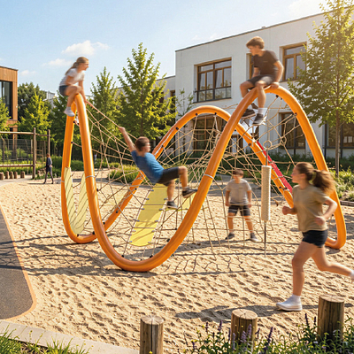 AVA Seilspielger&auml;t von Kinderland Tauwerk, Bild mit KI-Unterst&uuml;tzung generiert